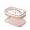 Logo Custom Pink Clear Handle Wash Tas Kosmetik PVC