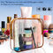 6 pcs Penutupan Ritsleting Tas Kosmetik Tahan Air Portabel Untuk Perjalanan
