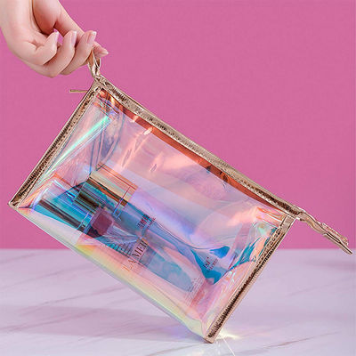 Tas Organizer Perlengkapan Mandi Travel Holografik Tahan Air Untuk Gadis