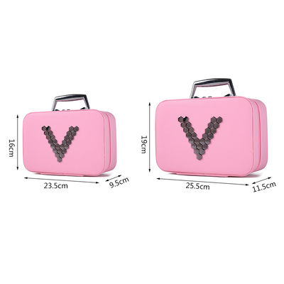 Mirror Ladies Cosmetics Storage PU Makeup Bag Case