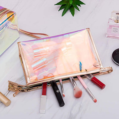 Tas Organizer Perlengkapan Mandi Travel Holografik Tahan Air Untuk Gadis